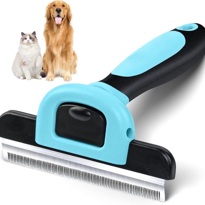 Cepillo para Perros y Gatos Profesional - Cepillo para Mascotas de Pelo Corto y Largo, Eficaz para la Eliminación de Pelo Muerto y Cuidado del Pelaje de su Mascota, DOGGIE®